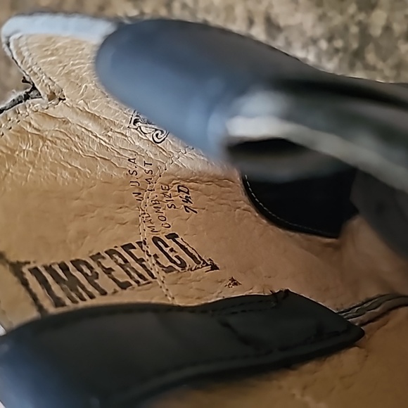 Justin men  boots imperfect size 7.5 D - Picture 4 of 6